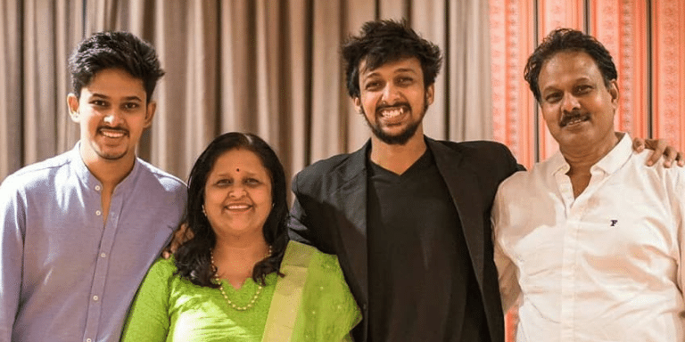Shrey Surya Mishra with his family  - Nerdy Academy - CEOCOLUMN.COM