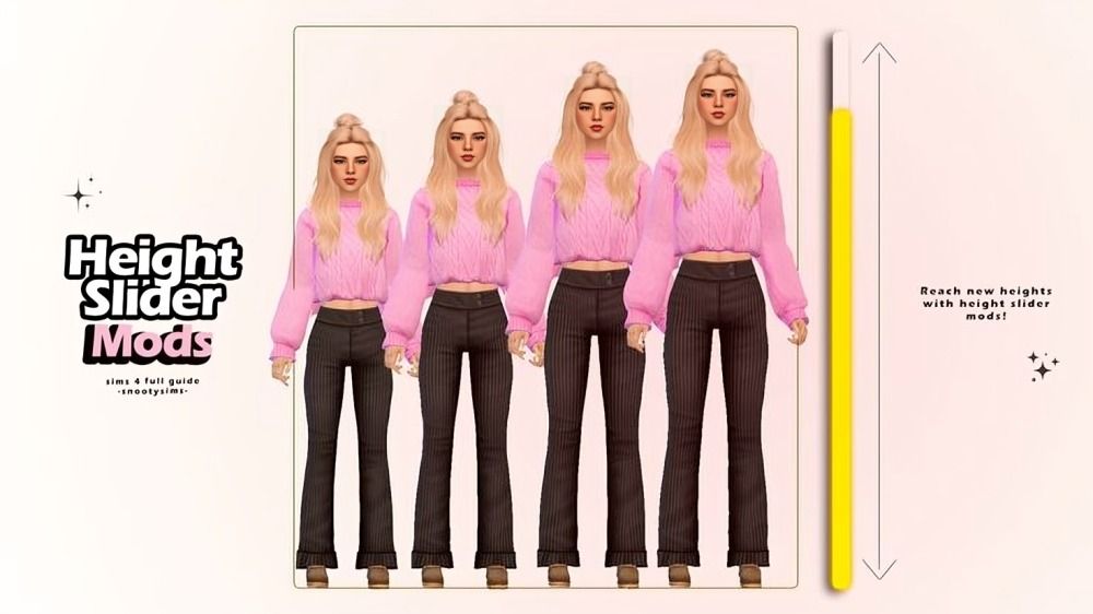 Sims 4 Height Mod: Customize Sim Heights Like Never Before