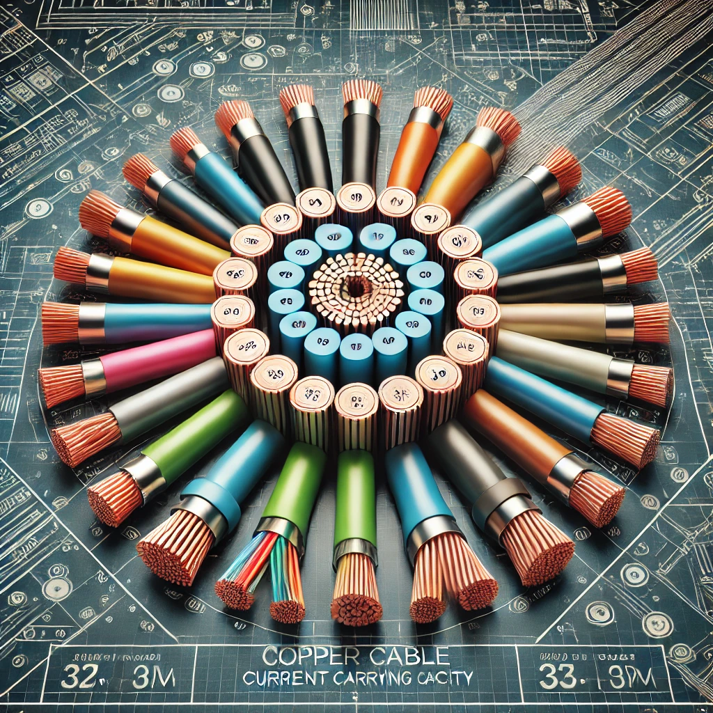 Copper Cable Current Carrying Capacity: Chart, Formula & PDF
