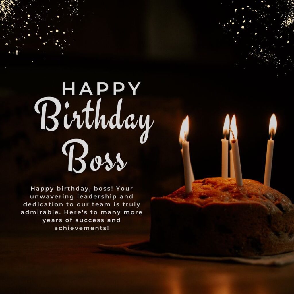 Heart Touching Birthday Wishes for Boss That Inspire