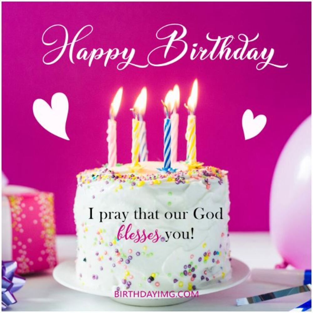 Happy Birthday Wishes God Bless You with Love & Joy