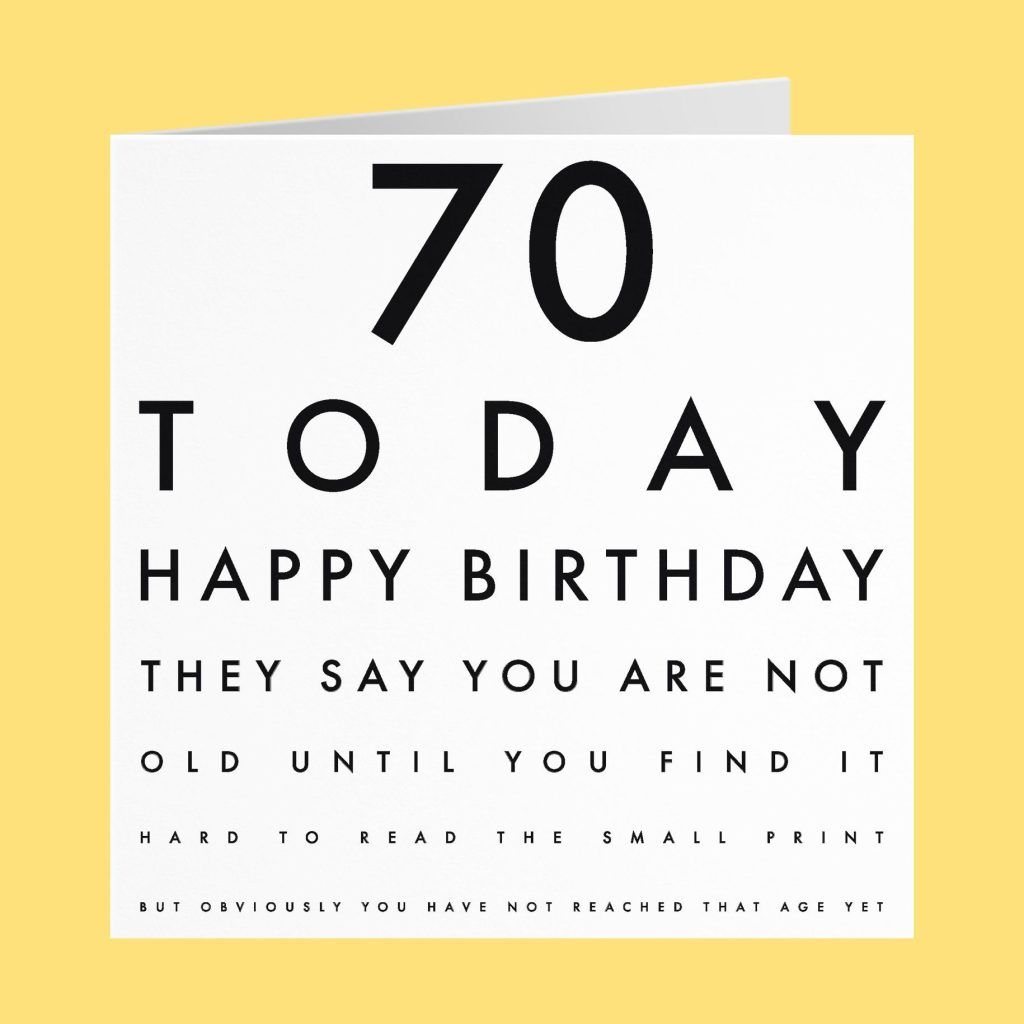 Humorous 70th Birthday Wishes to Make Everyone Laugh