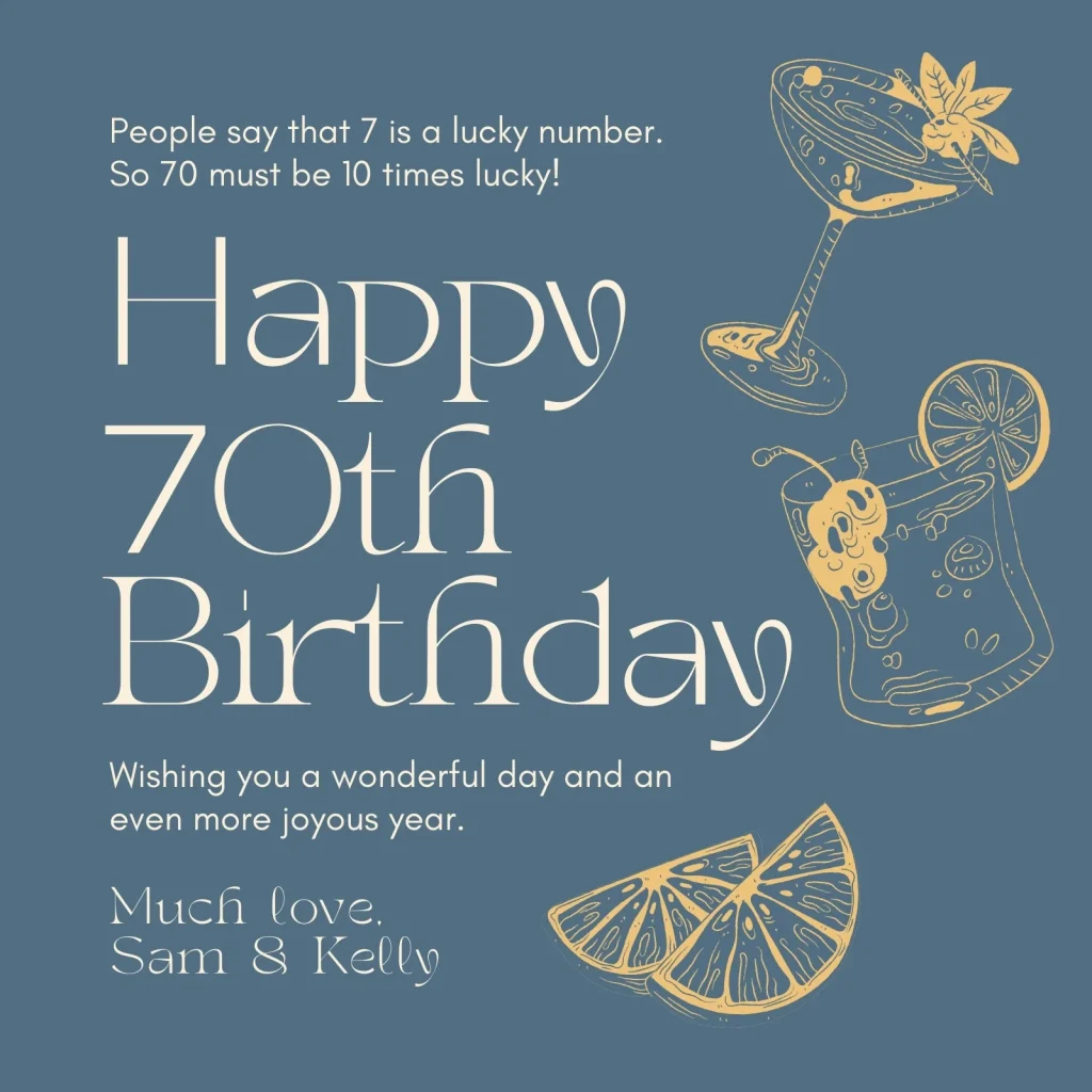 Birthday Wishes 70: Heartfelt Messages & Quotes