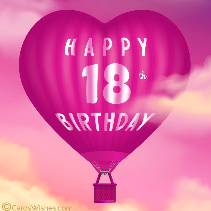 Happy Birthday Wishes for 18 | Best 18th Birthday Messages