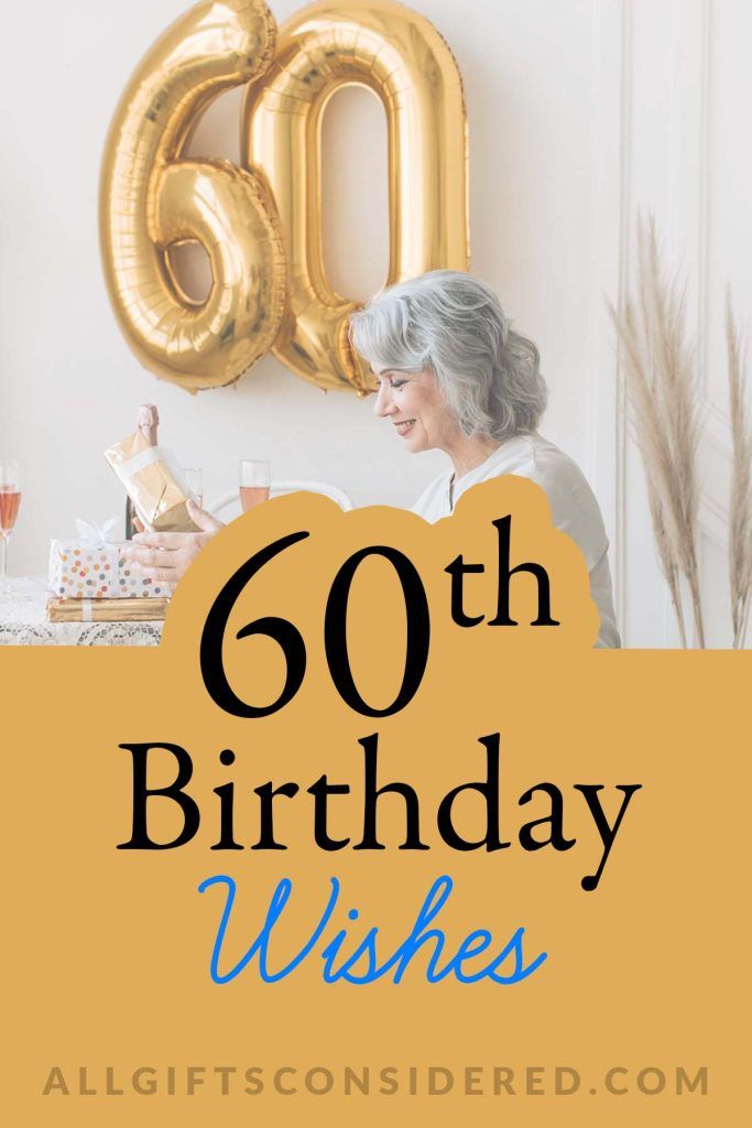 60th Happy Birthday Wishes to Make the Day Unforgettable