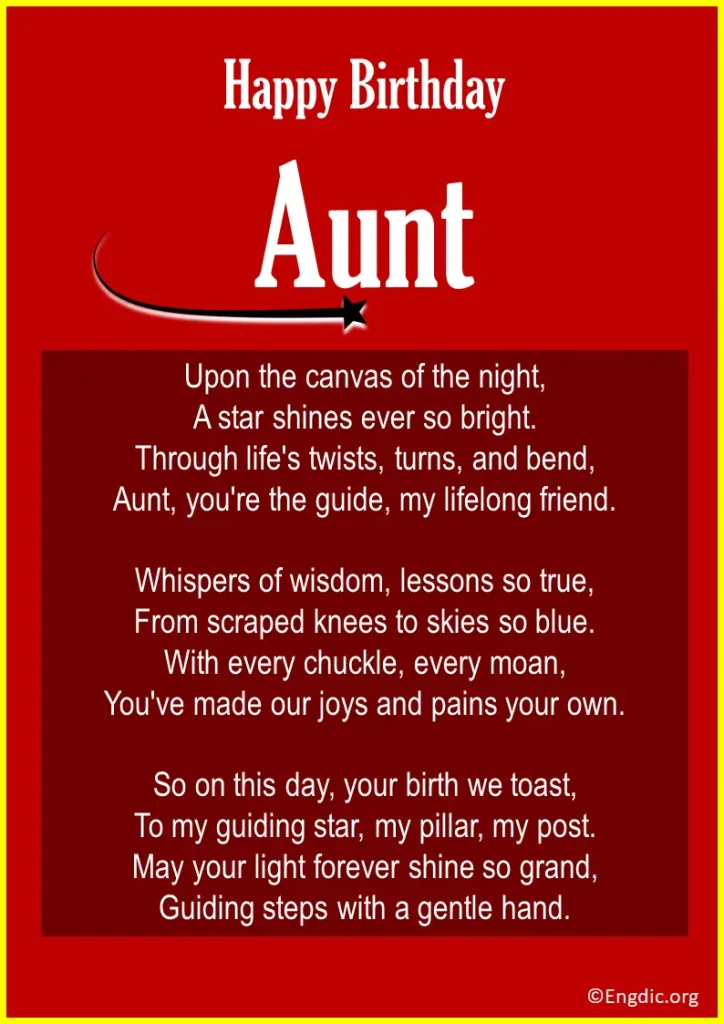 Heart Touching Birthday Wishes for Aunt to Melt Her Heart