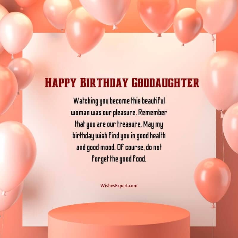 Goddaughter Birthday Wishes Filled with Love & Joy
