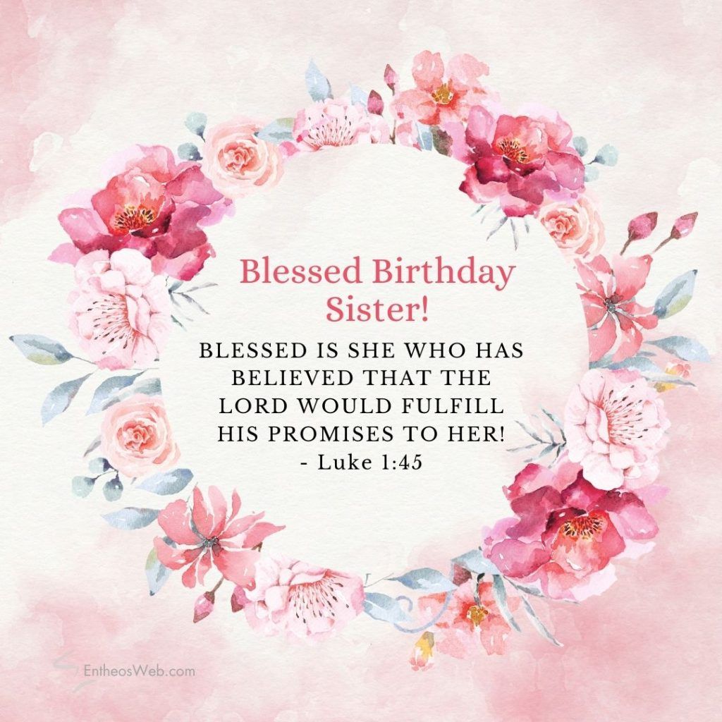 Birthday Wishes Christian Sister – Beautiful Blessings & Love