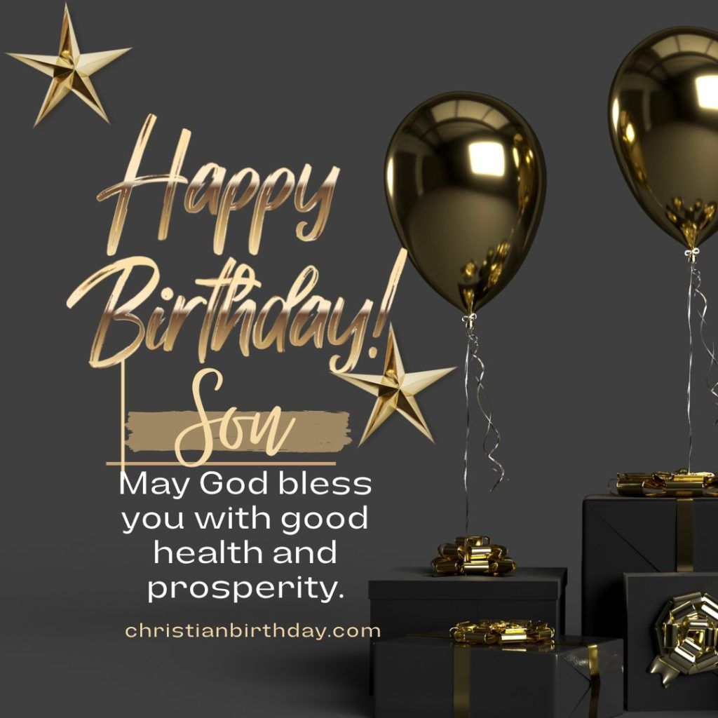 Christian Birthday Wishes for Son: Heartfelt Blessings