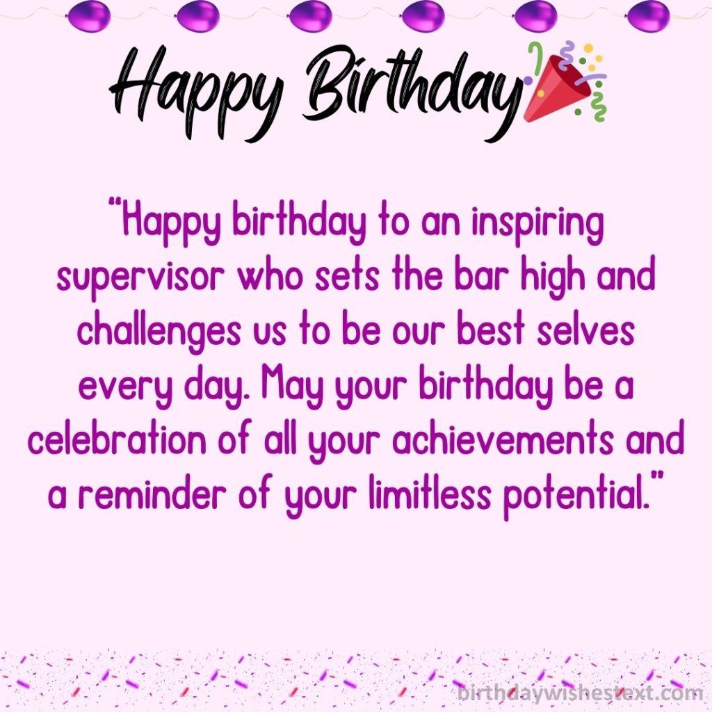 Birthday Wishes for Supervisor: Best Messages to Impress