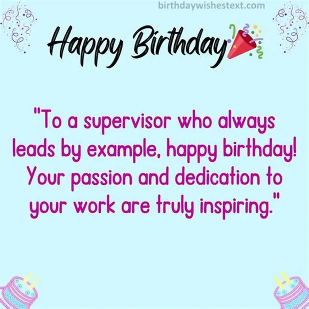 Supervisor Birthday Wishes: Best Messages to Impress Your Boss