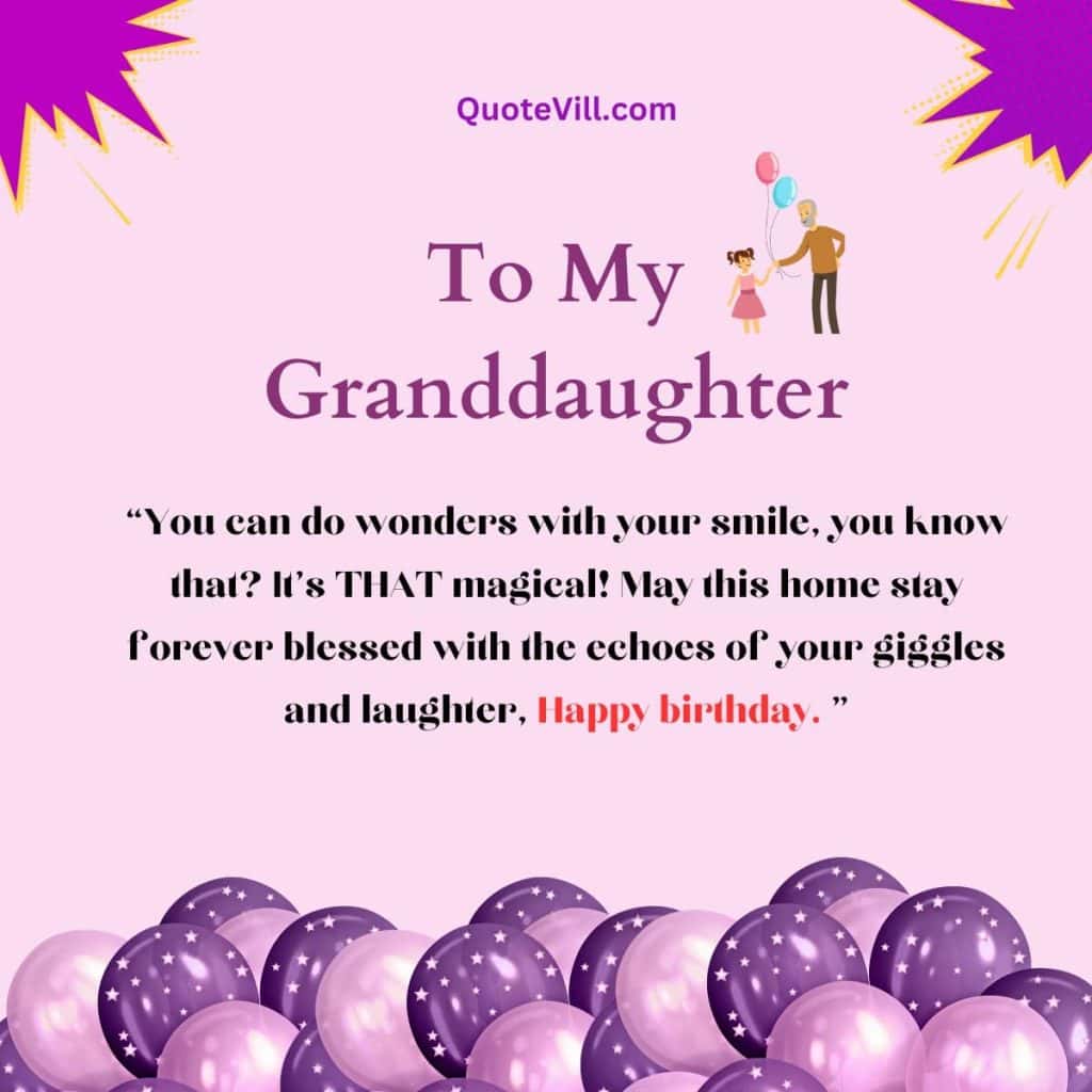 Happy Birthday Wishes for Granddaughter – Sweet & Loving Messages