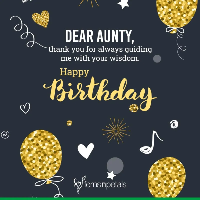 Heart Touching Birthday Wishes for Aunt to Melt Her Heart