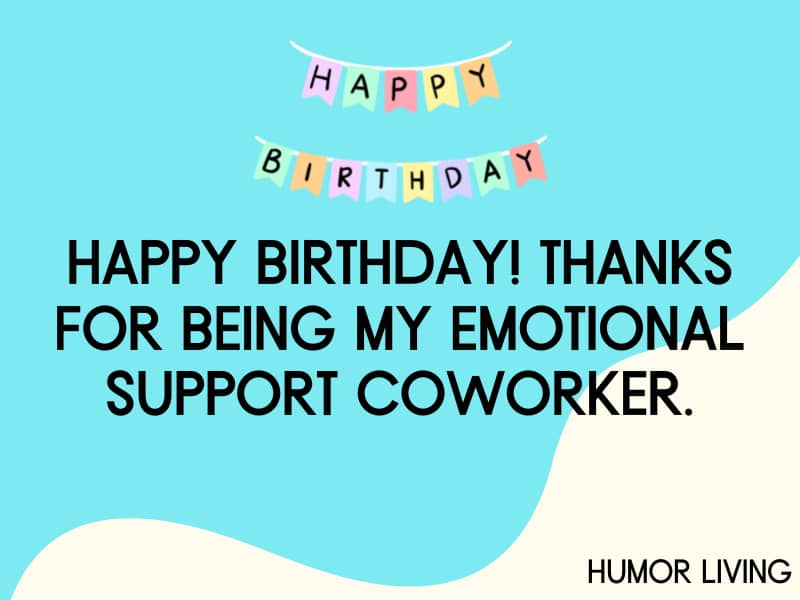 Funny Coworker Birthday Wishes to Make Your Office Laugh