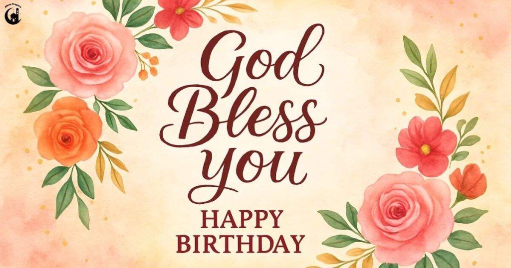Happy Birthday Wishes God Bless You with Love & Joy
