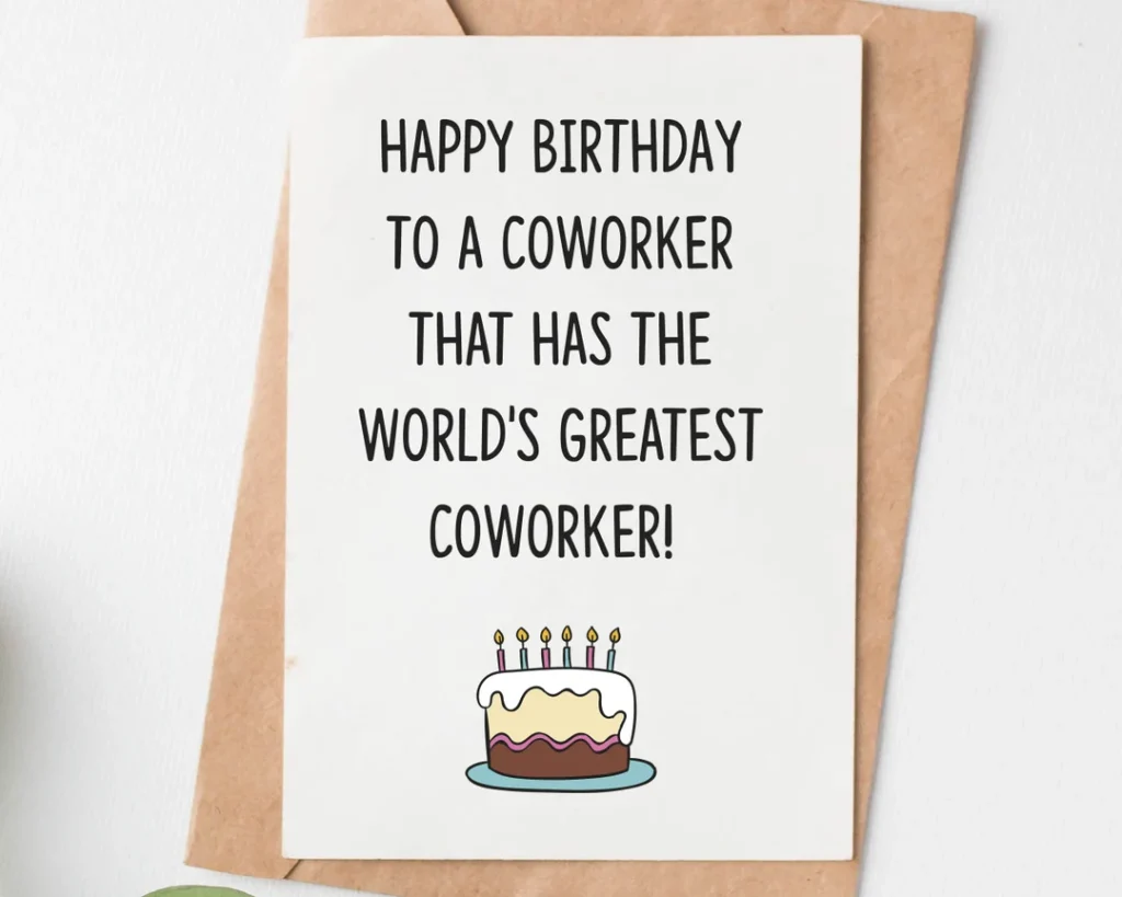 Birthday Wish for a Coworker That Will Brighten Their Day