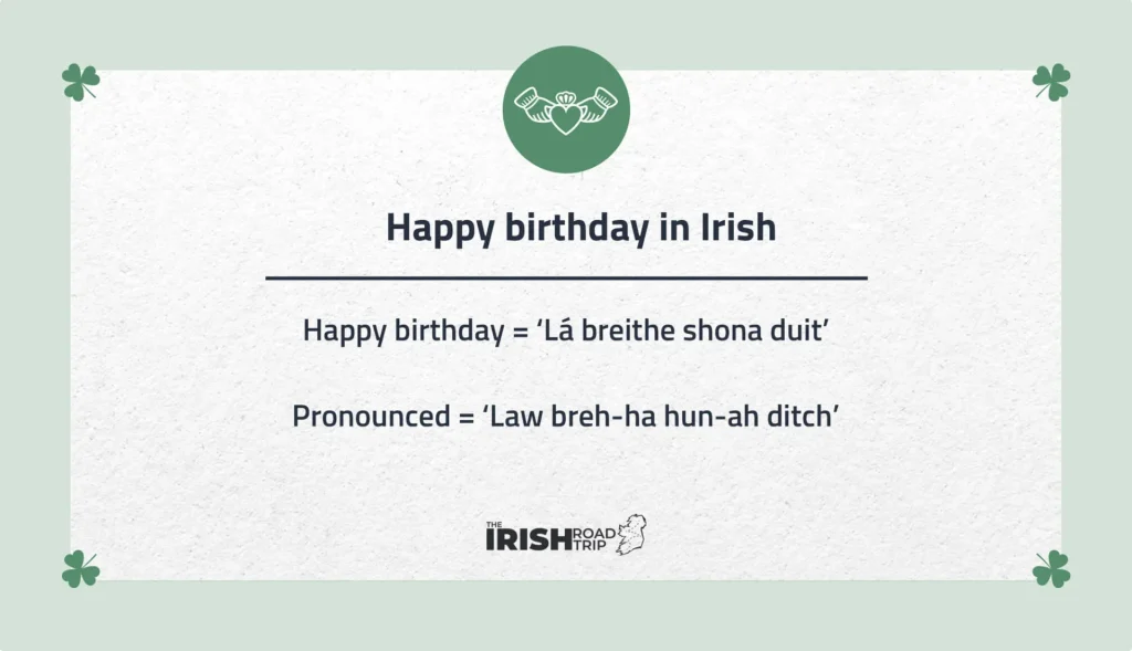 Irish Birthday Wishes for Love, Laughter, and Luck