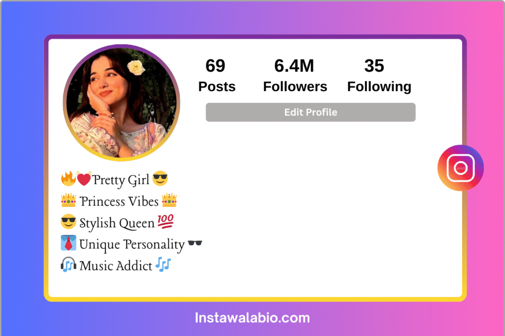 Instagram Bio for Girls Stylish Font Ideas 2025