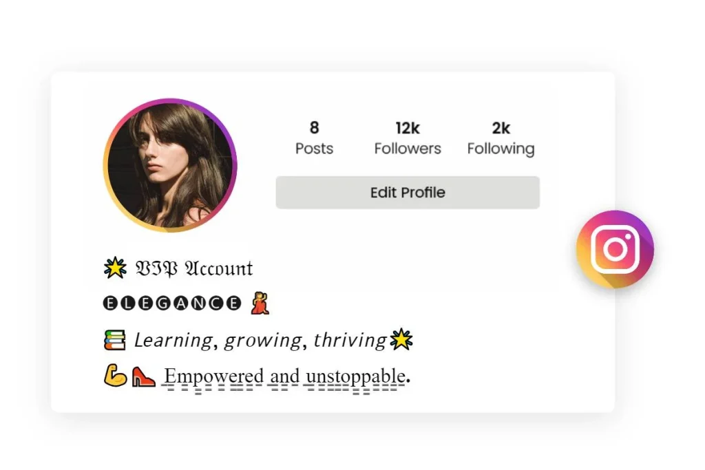 Bio for Instagram for Girl in Stylish Font: Best 50 Trendy Ideas 2025