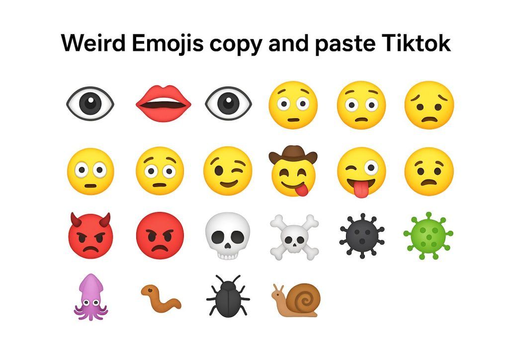 Weird Emojis Copy and Paste TikTok (Viral List)