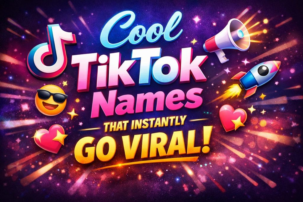 Cool TikTok Names That Instantly Go Viral