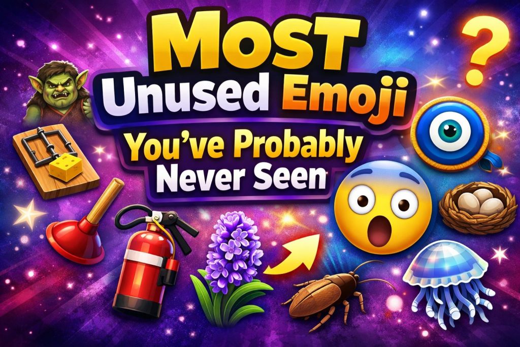 Most Unused Emoji You’ve Probably Never Seen