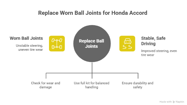 When & Why You Should Replace Ball Joints On A Honda Accord
