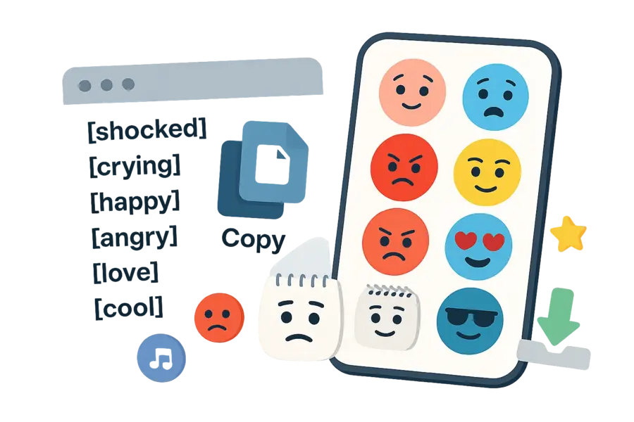 Tiktok Emojis Png Transparent: Free HD Download Pack