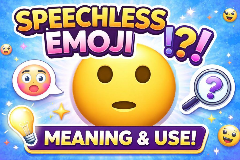 Speechless Emoji Meaning & How to Use It Correctly
