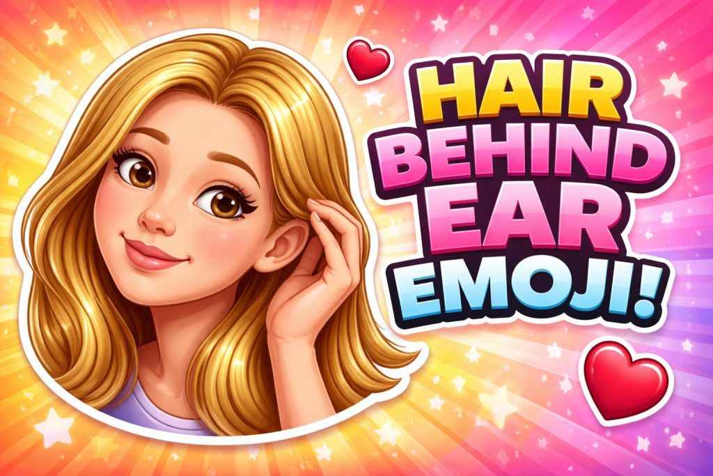 Hair Behind Ear Emoji Meaning, Uses & Hidden Vibes Hair Behind Ear Emoji Meaning, Uses & Hidden Vibes