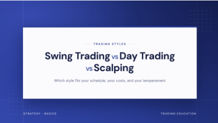 Swing Trading vs Day Trading vs Scalping: Which Trading Style Fits You?