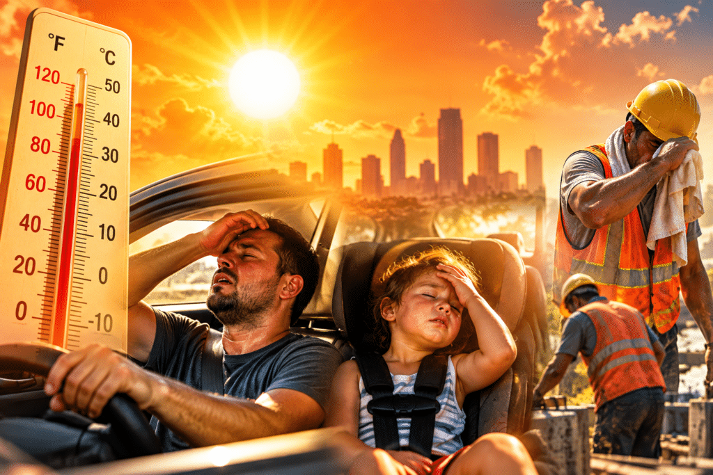 Extreme Summer Heat Is Putting Drivers, Children and Workers at Risk Across America